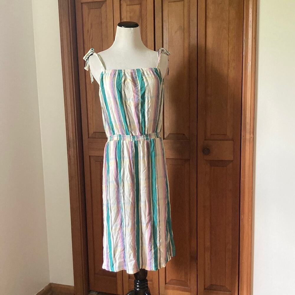 H&M Striped Pullover Sun Dress, Size 14